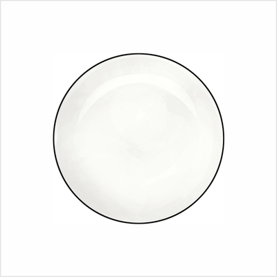 a table ligne noire - Teller - 21cm - von oben